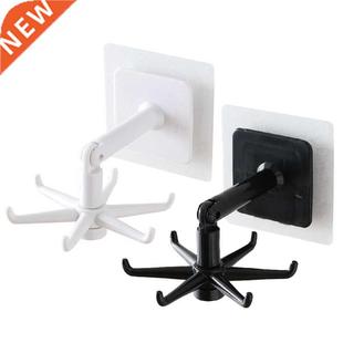 Home Wall Door Hook Handbag Clothes Bags Hanger 360 Degrees