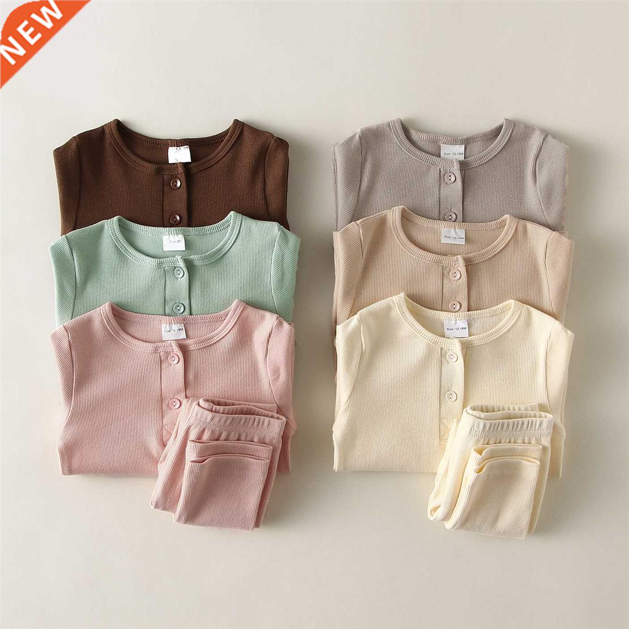 Baby Kids Pajamas Sets Girl Boy Sleepwear Suit Autumn Kids P