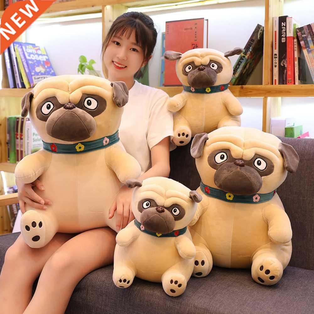 Simulation Dog Plush Pug Toys Soft Lifelike Stuffed Animals