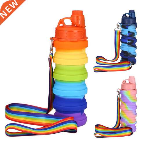 Silicone Water Bottle Portable Durable Light Weight Large