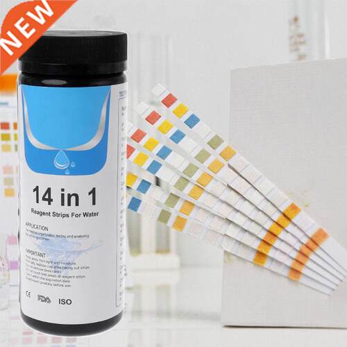 100Strips Water Test Strips Reagent Strip 适用于 Water Quali