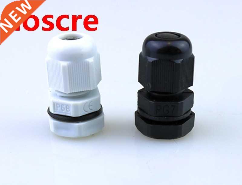 10pcs Nylon plastic cable waterproof joint PG7