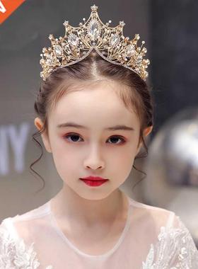 Children's crown tiara princess girls crown crystal girl bir