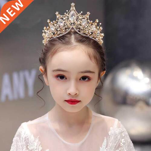 Children's crown tiara princess girls crown crystal girl bir