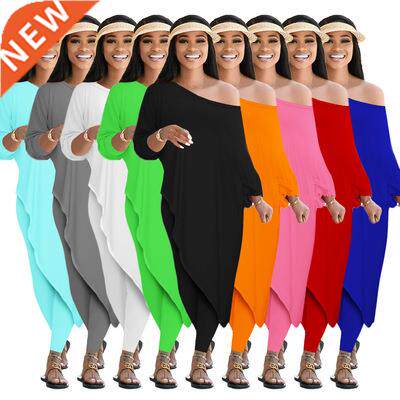 Xs-5xl Large size Women's Slant Shoulder Autumn fashion suit