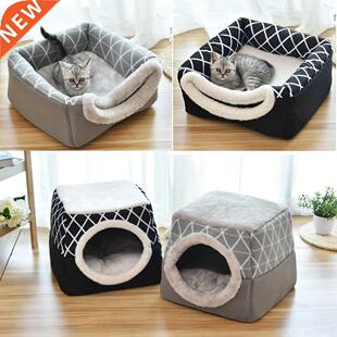 Pet bed for Cats Dogs Soft Nest Kennel Bed Cave House Sleepi