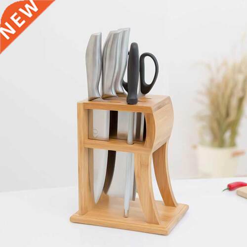 Bamboo Kitchen Tool Holde R-Shape Bamboo Tool Holder Multifu