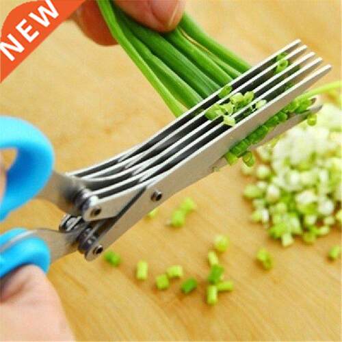 Multifunction Stainless Steel Five Layers Knives Kitchen