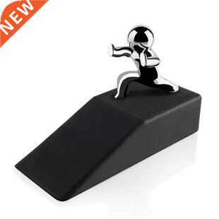 Zinc Alloy Little and Man with Non-slip Rubber Bases Door
