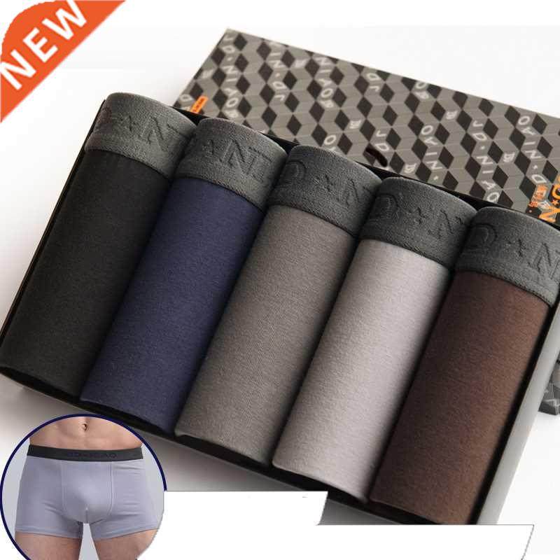 5Pcs/lot Men Underwear Cotton Boxer Men Underpants Comfortab