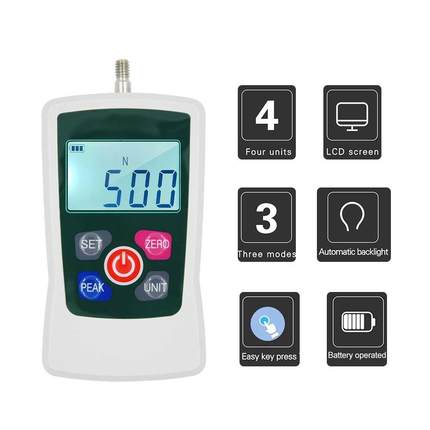 Dgtal Force Gauge 500N/ 50kg Portable Push Pull Force Mete