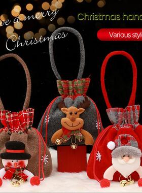 Christmas Candy Bag Xmas Children Gift Bags Cloth Handbags