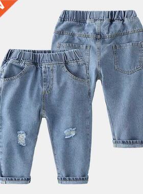Boys Jeans New 2022 Spring Autumn Kid's Clothing Toddler Chi