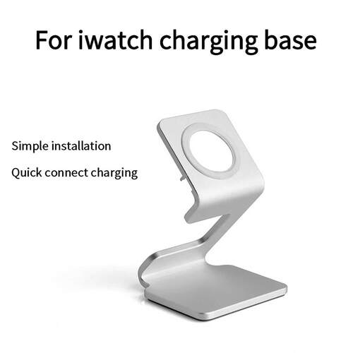 etal Aluinu Charger Stand Base Holder for Apple Watch Bra