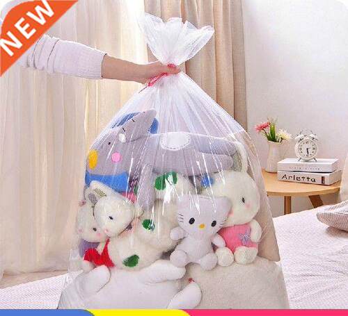 Large thickened transparent PE flat plastic bag quilt