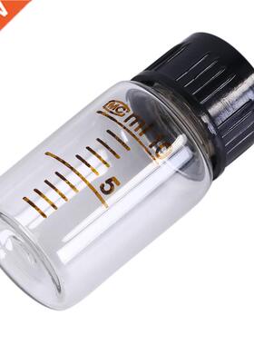 10ml Glass + Plastic Reagent Bottle With Screw Cap Black Gra
