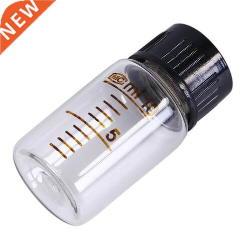 10ml Glass + Plastic Reagent Bottle With Screw Cap Black Gra