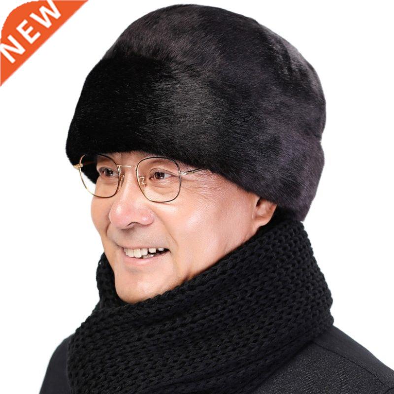 2020 Winter Caps Men Bomber Hats Faux Fur Cap Outdoors Warm