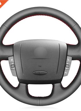 Black PU Leather Car Steering Wheel ver for Fiat Ducato 2006