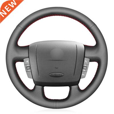 Black PU Leather Car Steering Wheel ver for Fiat Ducato 2006