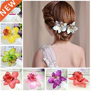 new Flowers Hair Clips Butterfly Bridal Wedding Accessories