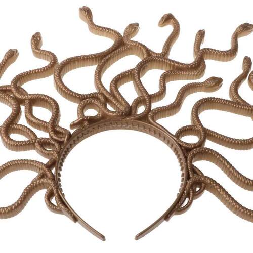 Halloween Vintage Medusa Snake Costume Headband Cosplay Dres
