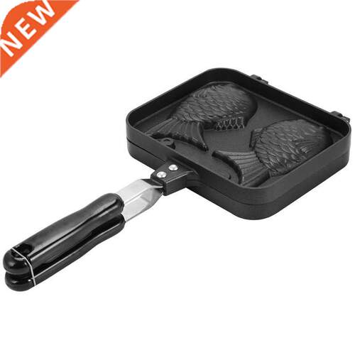 Taiyaki Double Fish Shaped Hot Dessert Waffle Cake Maker