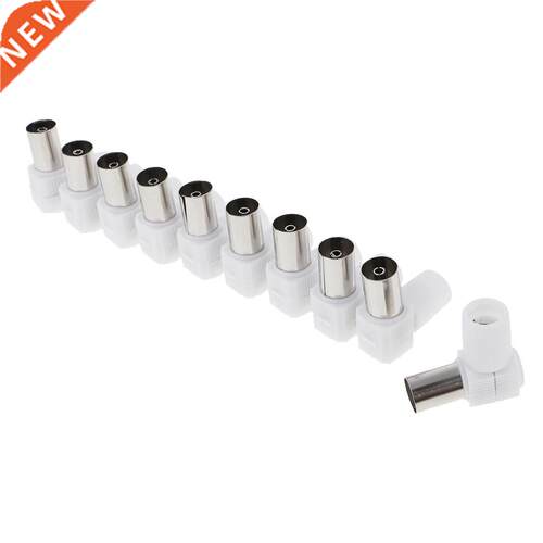 10 Pieces Right Angle RF Female Connector Plug for Coaxial C