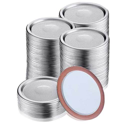 70 Pieces Of Wide-Mouth Jar Lids, Suitable For Split Lids