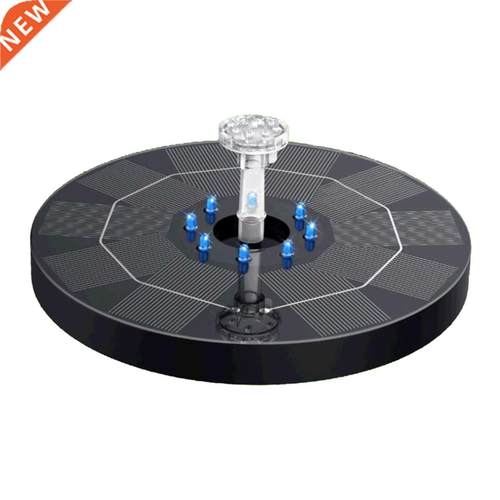 Outdoor Solar Powered Fountain Water Pump w/ 6 Nozzles for