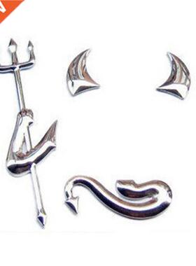 1 PC Cr Sticker Funny Fshion 3D Little Devil Demon Styling