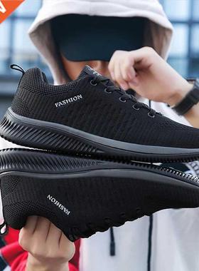 2022 Fashion Men Leather Shoes nd Running Flat Casual Male S