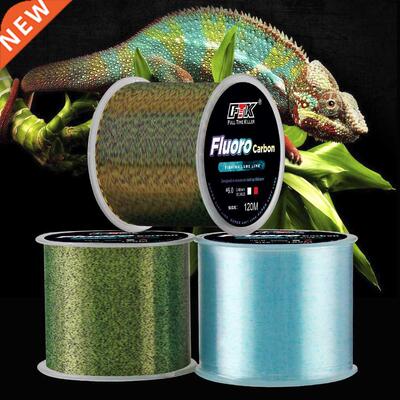 Fish Line 120m Fluorocbon Coating 3D Monofilament Invisibl