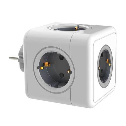 New Power Strip EU Plug Wall USB Socket Adapter Power Cube E