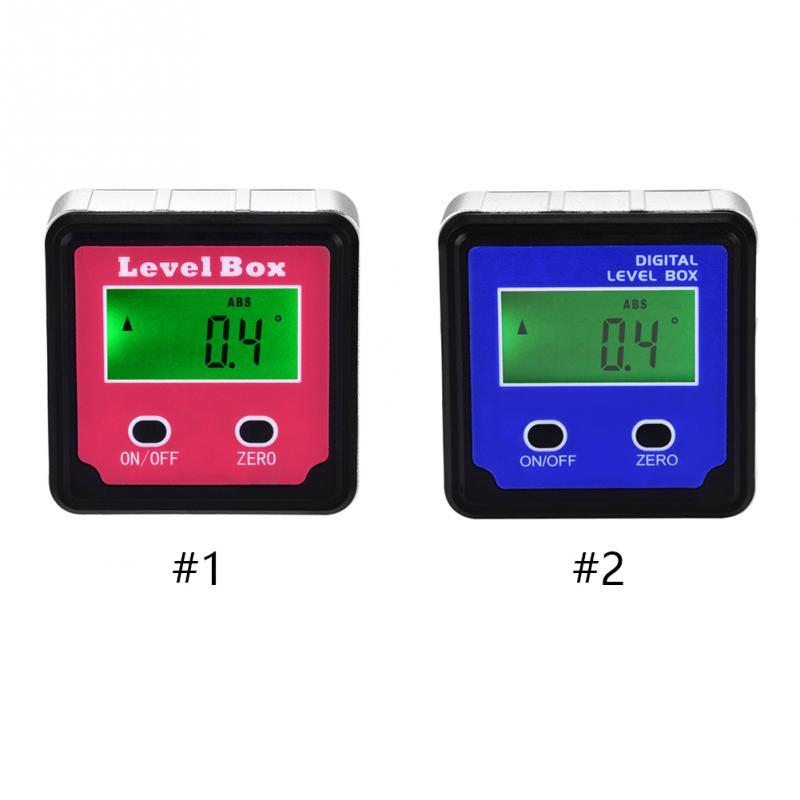 1Pcs 4*90 Degree Dgtal Protractor nclnometer Level Bevel