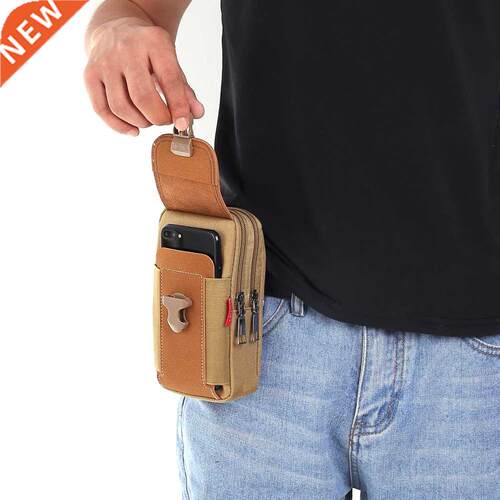 Fshion Men Multi-function PU Lether Fnny Wist Bg Csul