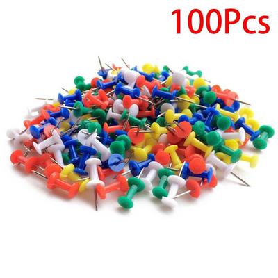 100pcs School Stationery Map Binding Supplies Cork Board Dra