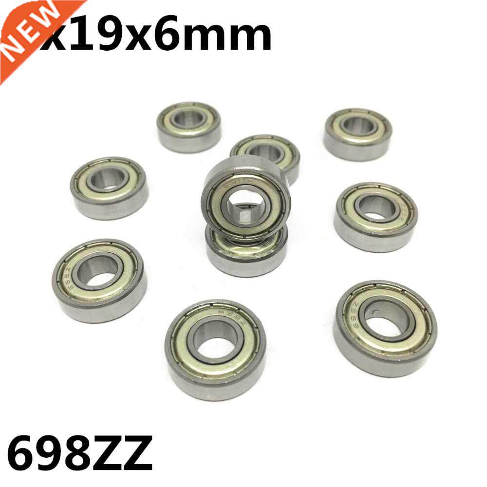 50Pcs 698ZZ R-1980ZZ 8x19x6 mm Deep groove ball bearing Mini
