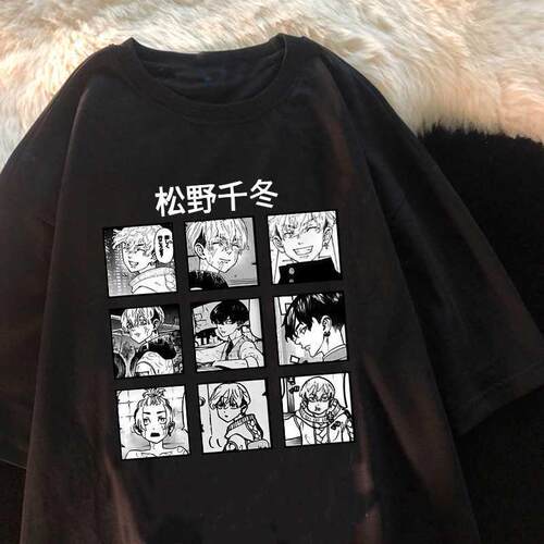 Japanese Anime Tokyo Revengers T Shirt Men Kawaii Harajuku M