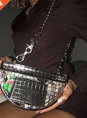 Metallic Hollow Out Clutch Bag Women's Evening Bag Shoulder