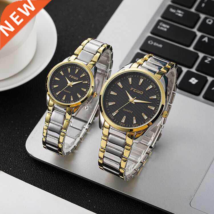 feiwo woemn men luxury watch couples fashion wristwatch gift