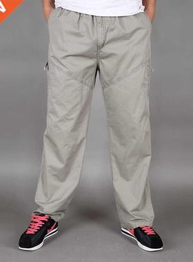 Spring Summer Men Plus Big Size 4XL 5XL 6XL Cargo Pants Men