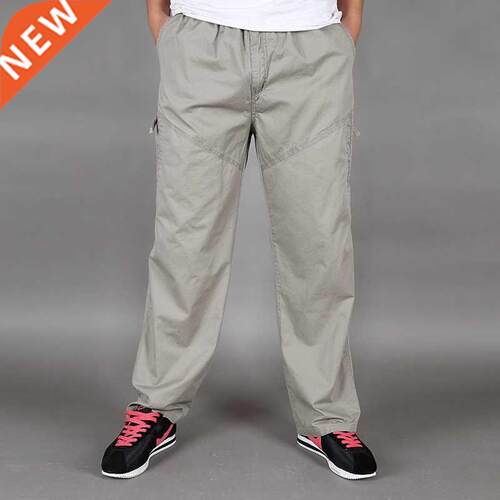 Spring Summer Men Plus Big Size 4XL 5XL 6XL Cargo Pants Men