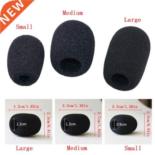 10PCS Microphone Windscreen Sponge Cover Headset Mic Foam C