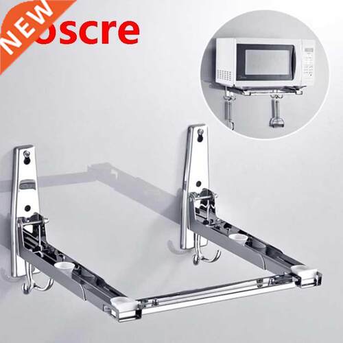 Stainless Steel Microwave Oven Shelf Wall-mounted Kitchen Sh