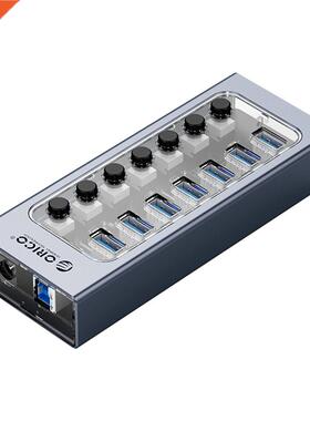 ORICO AT2U-7AB 5Gbps USB-A .0 HUB Power Adapter Multi 7 Po