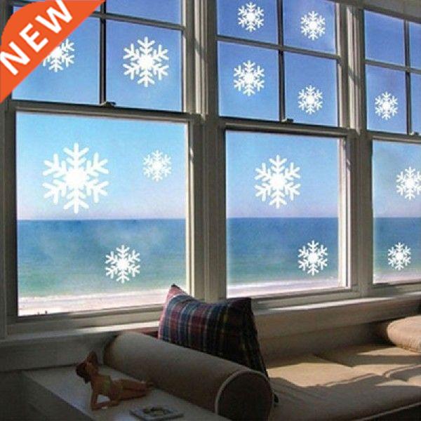 Chrstmas Snowflake Wndow Stcker Chrstmas Wall Stckers