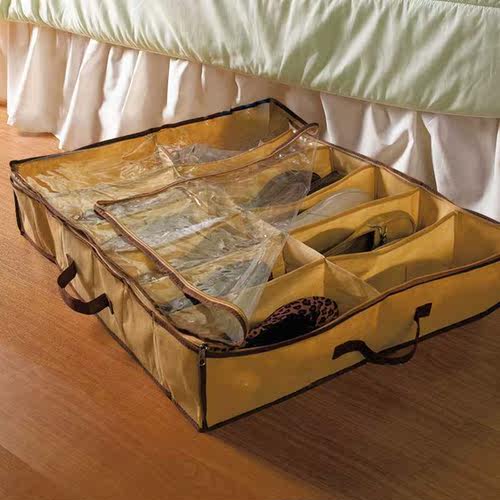 12 Pairs Shoes Storage Organizer Holder Container Home