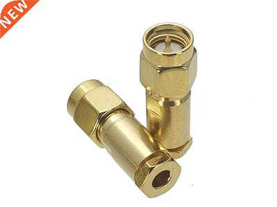 1Pcs Connector SMA Male Plug clamp RG16 RG174 LMR100 RF Ada