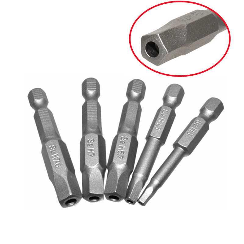 5Pcs Set Pentagon Screwdriver Drill Bits She Bicycle Bits